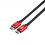 Кабель HDMI 1 m ​​​(Red/Gold)